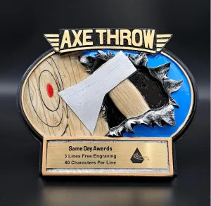Burst Thru Plaque or Trophy - Engraving Included