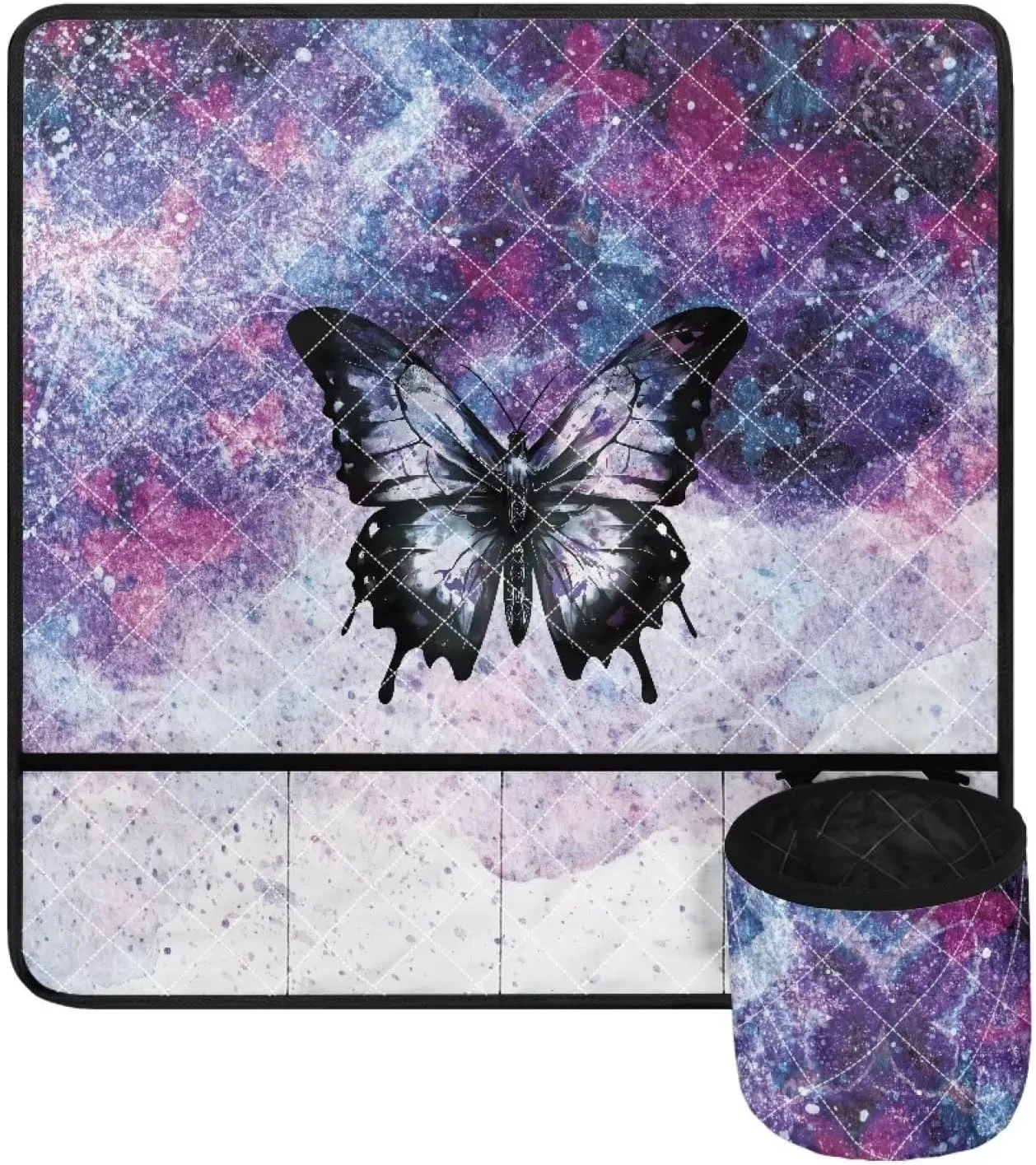 Butterfly Standard Household Sewing Machines Pad Water Resistant Durable Fabric Sewing Machine Mat with Extra Bag to Store Sewing Accessories