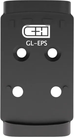 C H Precision Optic Adapter Plate Compatible with Glock 17 19 MOS to Holosun EPS | EPS Carry | Made in The USA