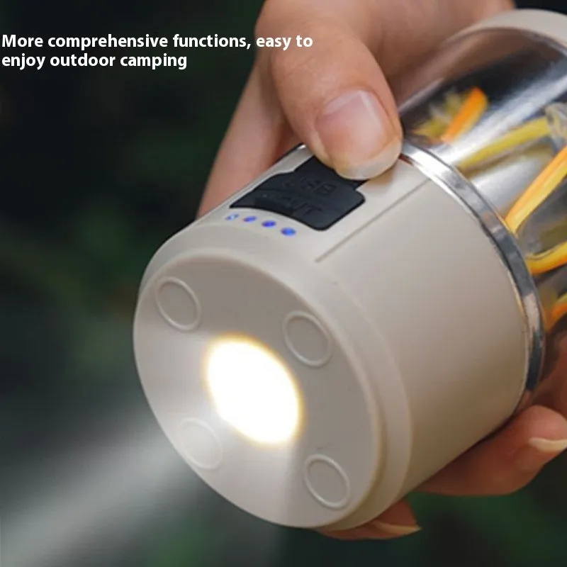Camping Household Outdoor Tent Light Multifunctional Rechargeable Power Torch