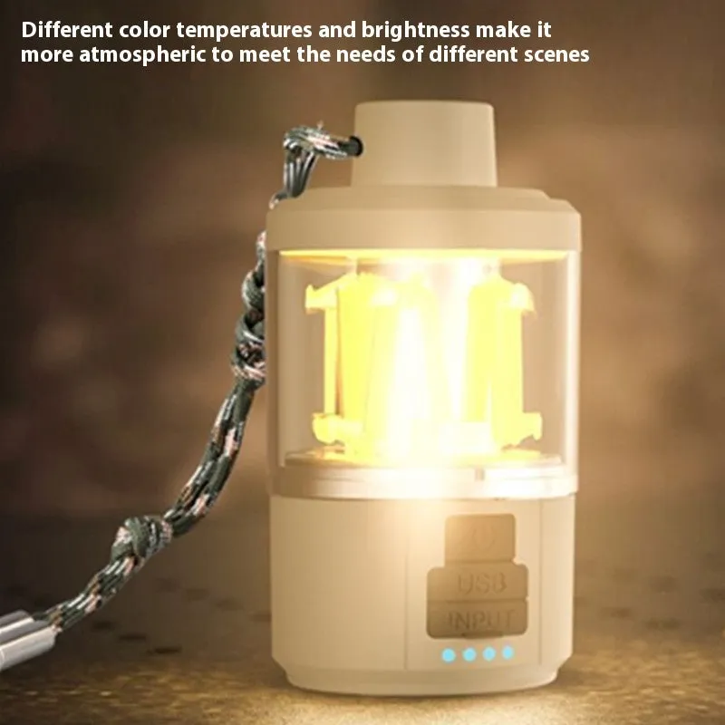 Camping Household Outdoor Tent Light Multifunctional Rechargeable Power Torch