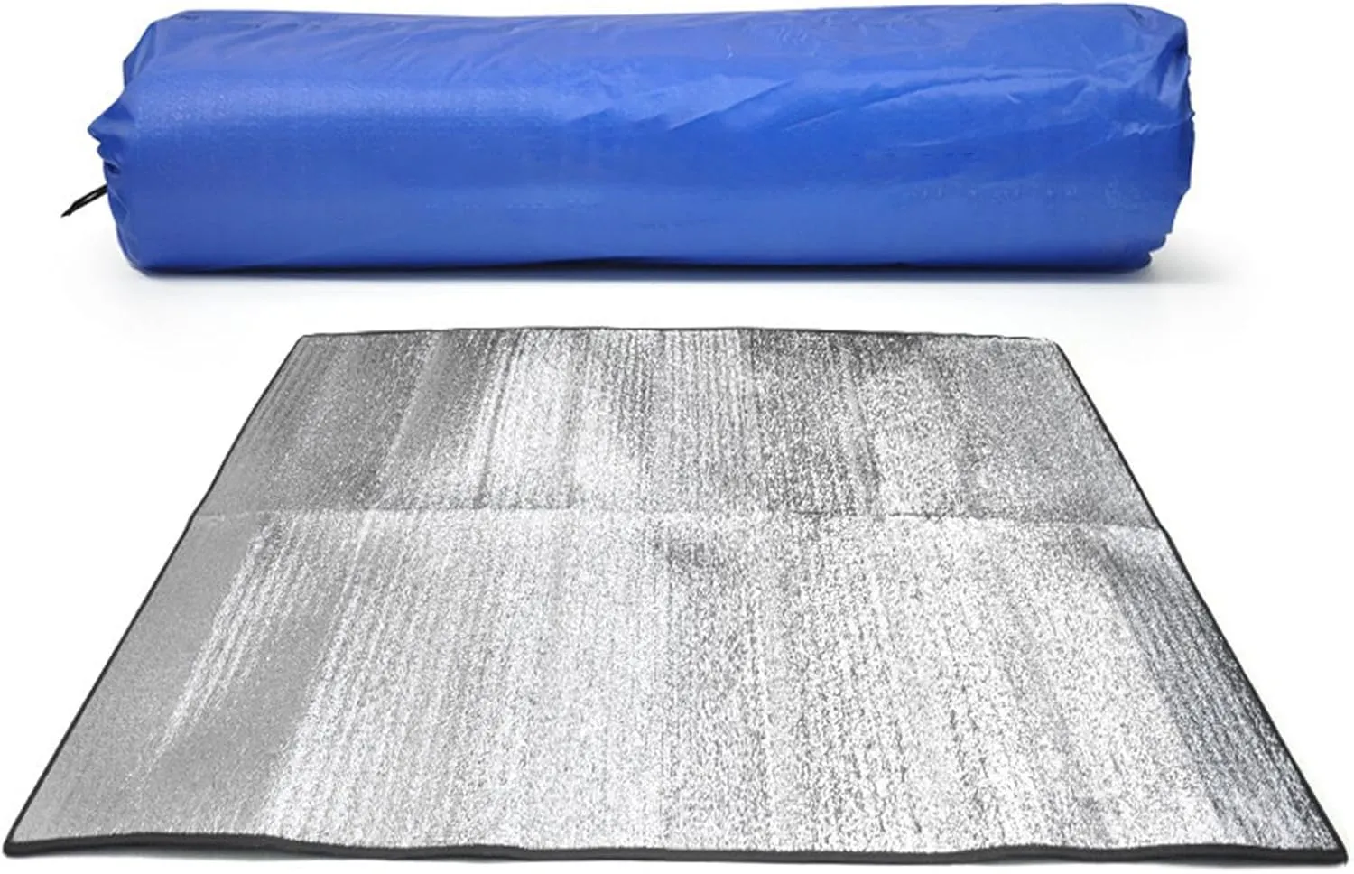 Camping Mat Aluminum Foil Sleeping Mattress Pad Portable Wear Resistant Foldable Insulation Tent Pad for Camping Fishing