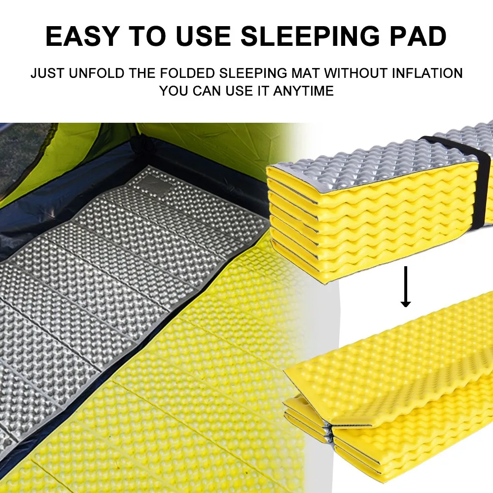 Camping Mat Portable Sleeping Pad Picnic Foam Bed Mattress Travel