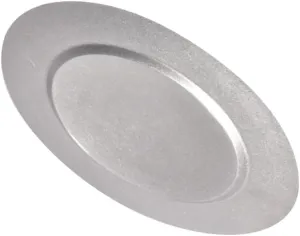 Camping Plate Stainless Steel Food Serving Dinner and Dessert Plate for