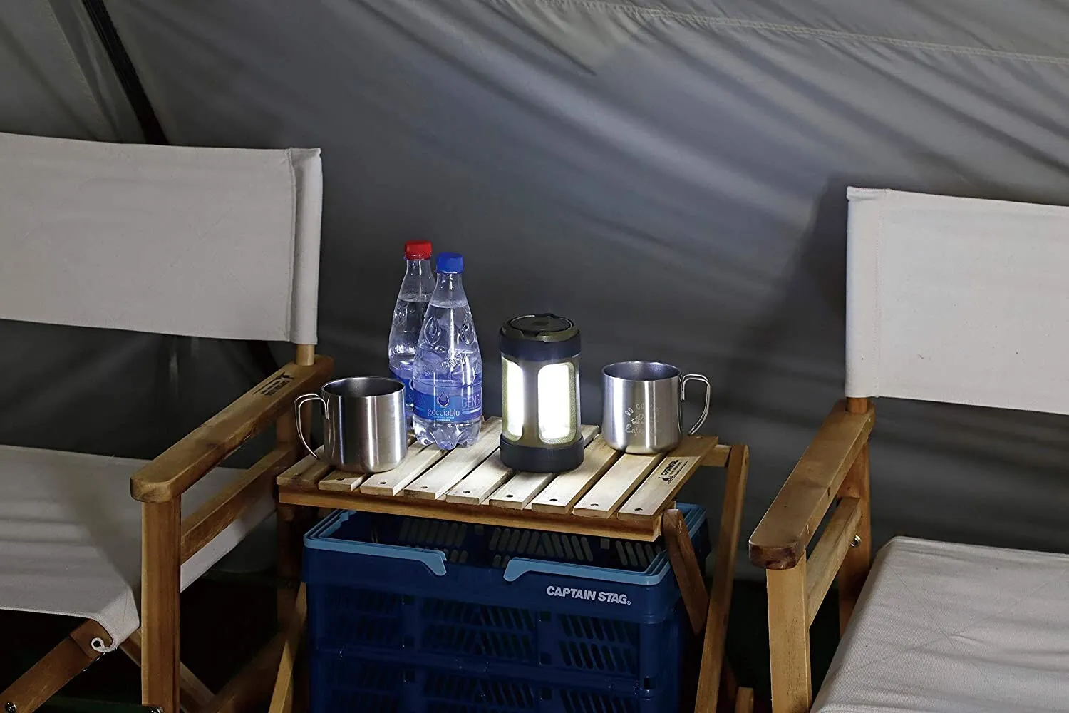 CAPTAIN STAG COB 4 Levels Switch Outdoor Camping LED Lantern Japan Imported