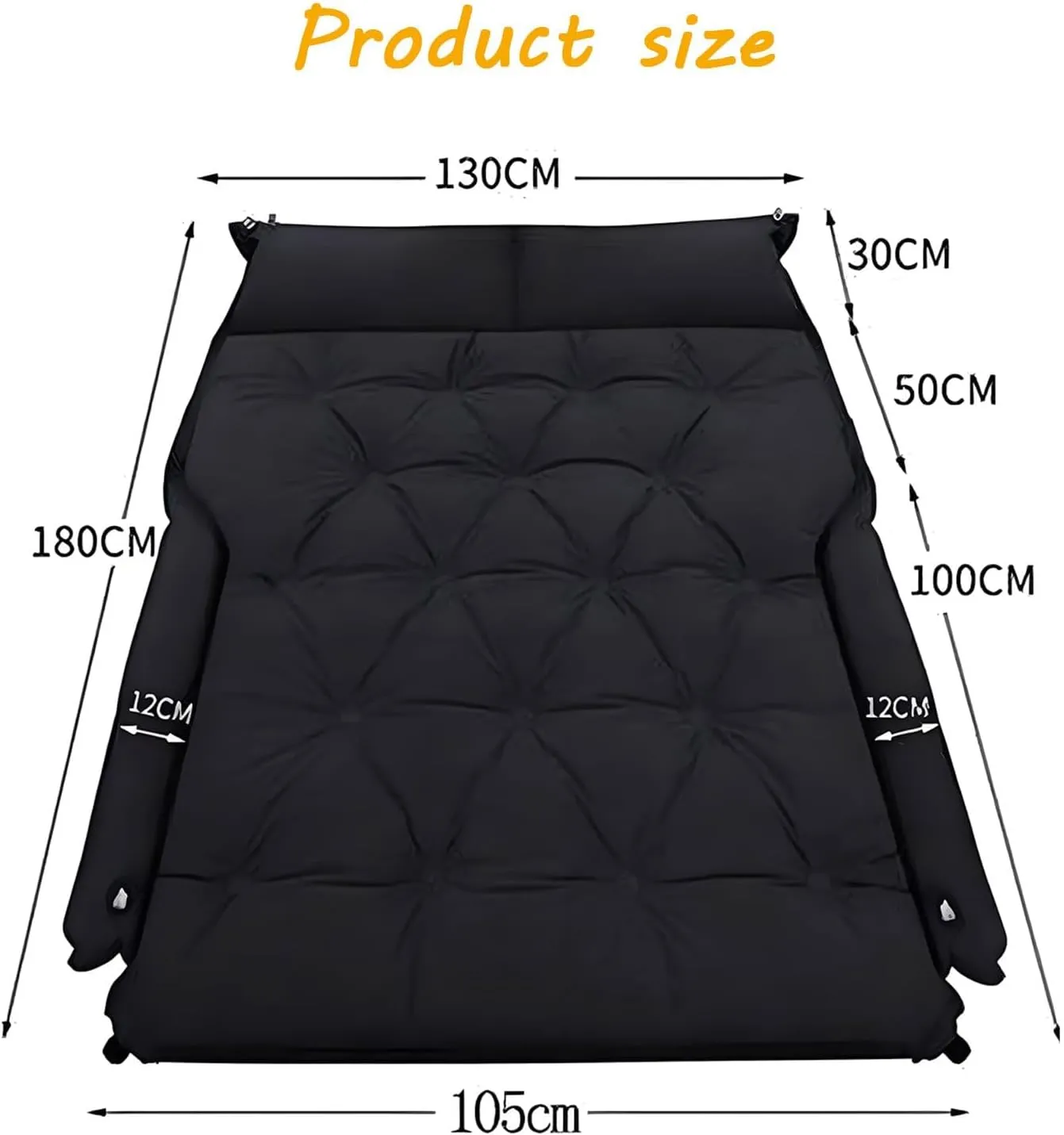 Car Air Mattress for Cadillac Escalade (7Seats) 2021 2022 2023, Folding Double Travel Trunk Sleeping Beds Multi Functional Portable Camping Equipment,B