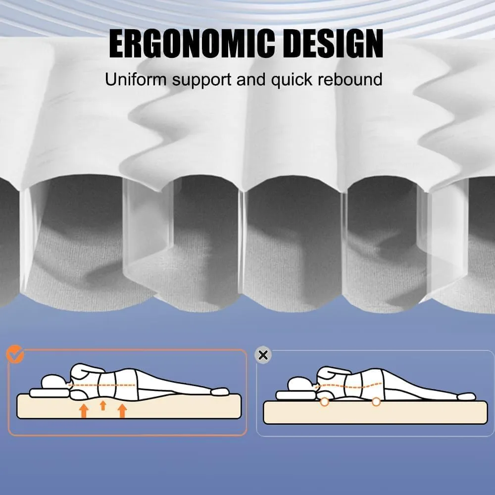 Car Air Mattress for Chrysler Grand Voager 2007-2012, Trunk Rear Seat Inflatable Thickened Flocking Travel Camping Bed, Air Pump 2 Pillows,Grey