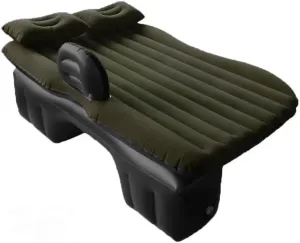Car Air Mattress for Haval H6 2011–2017, Inflatable Back Seat Sleeping Pad with Pump & 2 Pillows, Folding Portable Camping Bed for Travel& Road Trips,Black