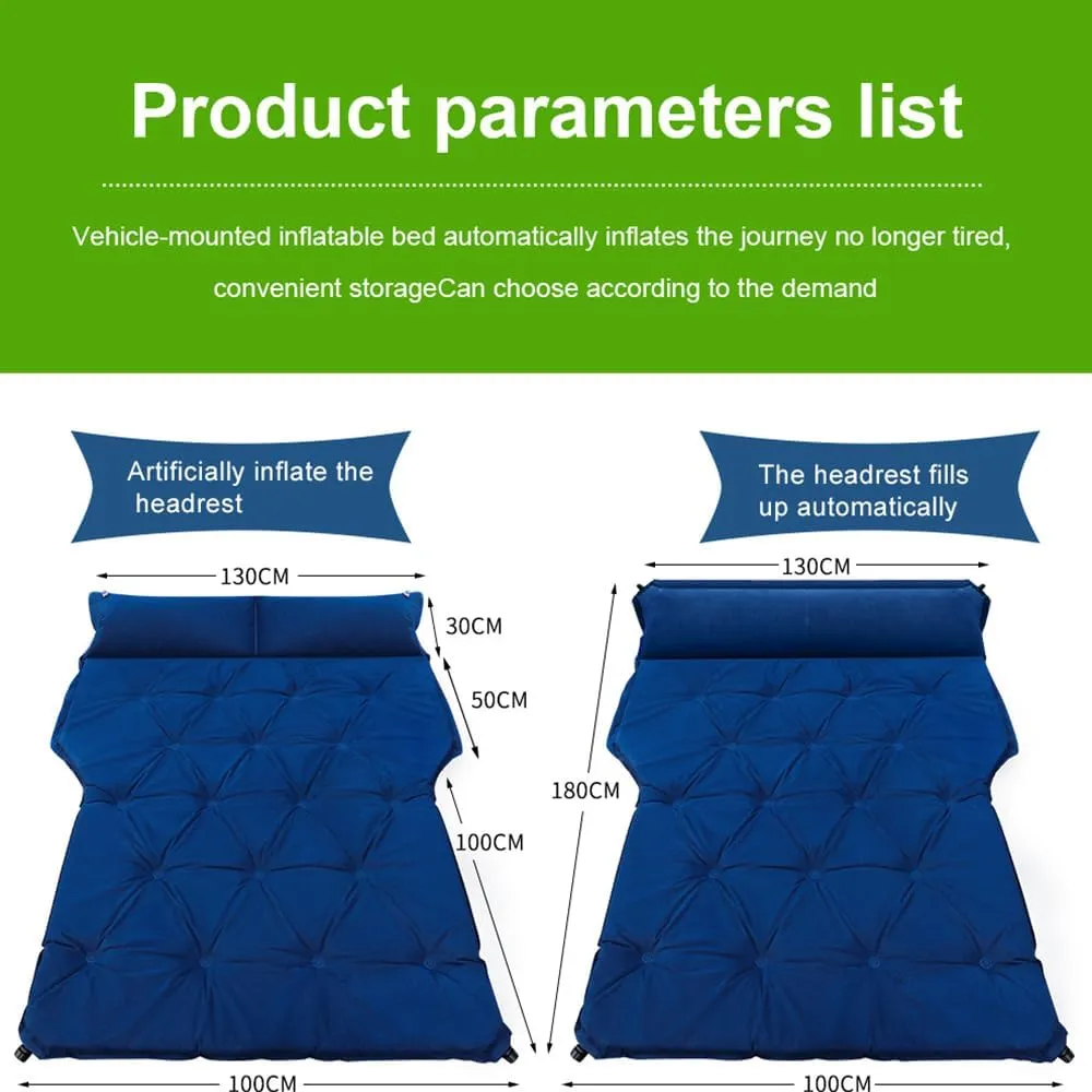 Car Air Mattresses for Hyundai FT, Portable Bed Cushion Bedding Camping Hiking Inflatable Pillow Multifunctional Accessories Outdoor,A