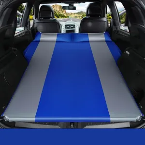 Car Automatic Inflatable Bed for Infiniti QX56 7seats(2/3/2) 2011 2012 2013 2014 2015 2016 2017 2018, Portable Movable Thickened Trunk Sleeping Bed Outdoor Camping Hiking Air Mattress,Blue