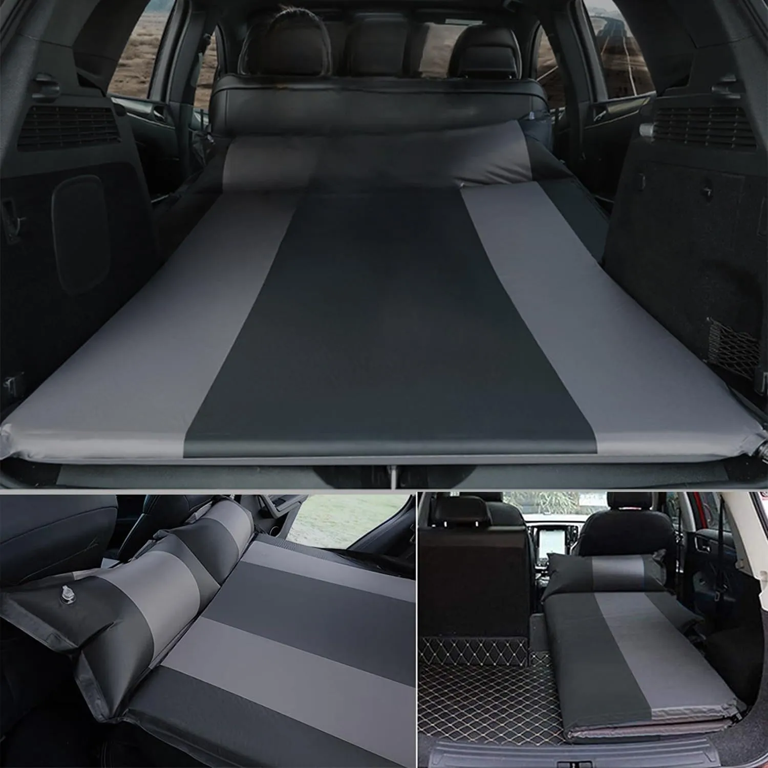 Car Automatic Inflatable Bed for Lynk & Co 08 EV 2023 2024, Portable Movable Thickened Trunk Sleeping Bed Outdoor Camping Hiking Air Mattress,Red