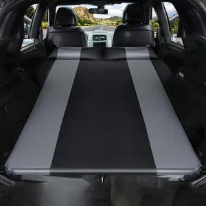 Car Automatic Inflatable Bed for Peugeot 2008 2014 2015 2016 2017 2018 2019, Portable Movable Thickened Trunk Sleeping Bed Outdoor Camping Hiking Air Mattress,Grey