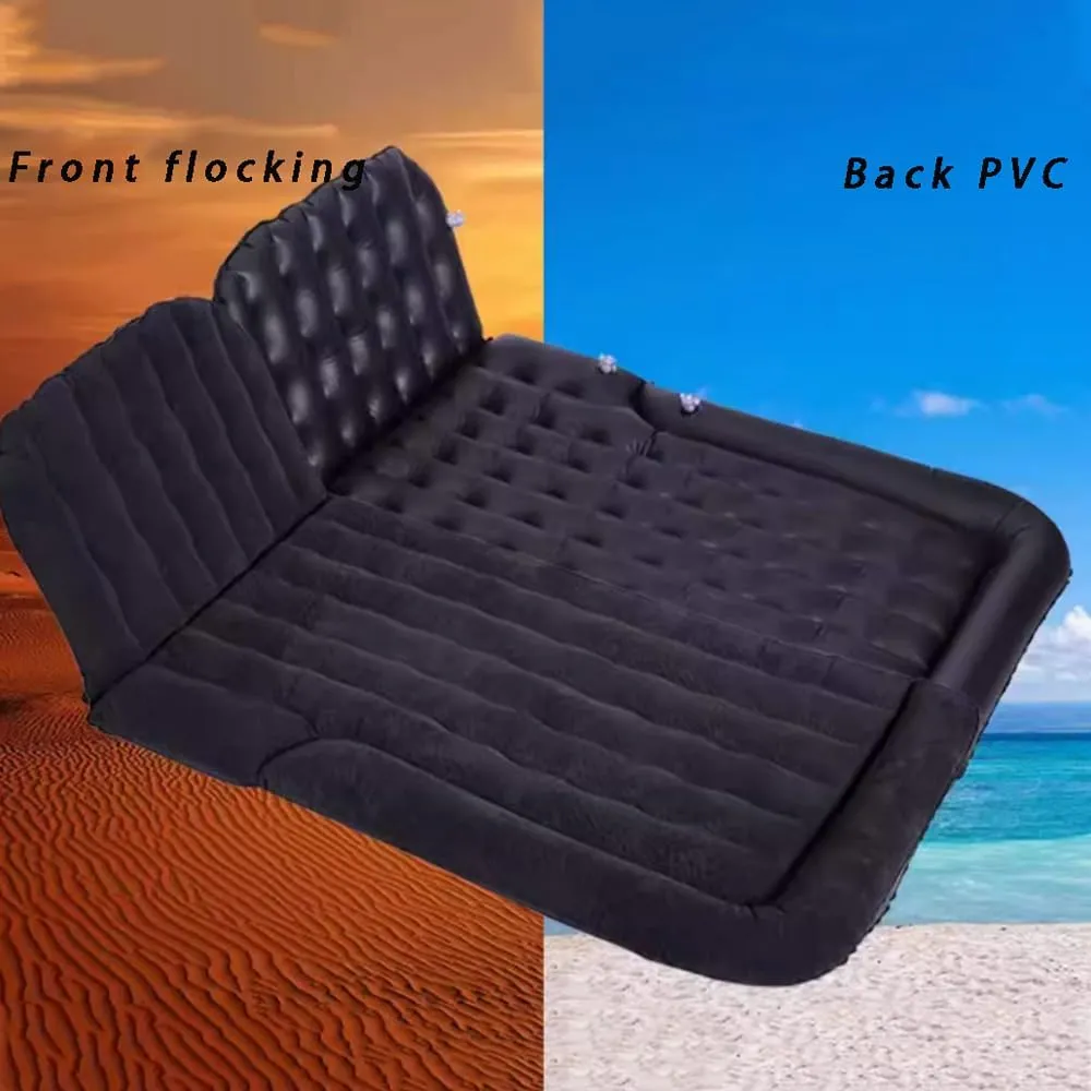 Car Bed for Dodge Scat Pack/Challenger,Portable Blow Up Mattress Car Camping Travel Bed for Home Outdoor with Air Pump and Storage Bag,A Gray