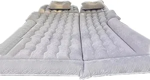 Car Bed for Dodge Scat Pack/Challenger,Portable Blow Up Mattress Car Camping Travel Bed for Home Outdoor with Air Pump and Storage Bag,A Gray
