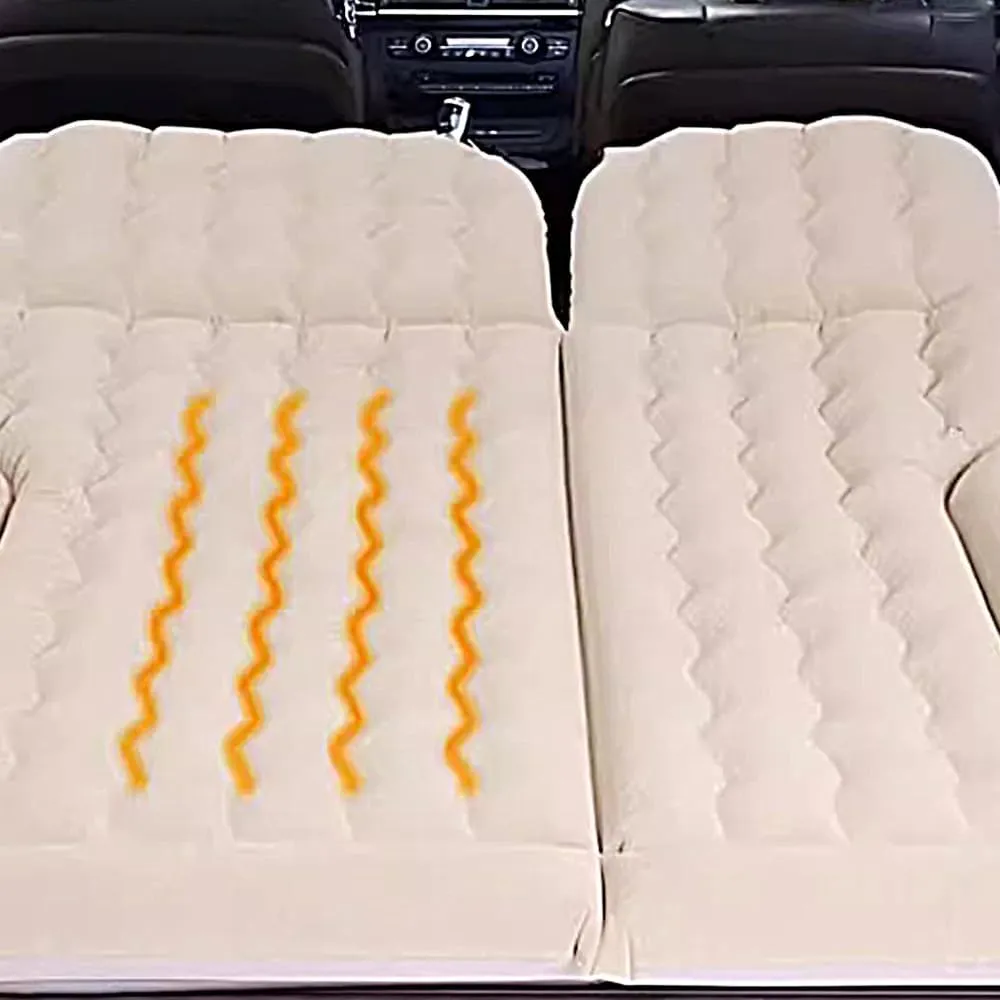 Car Bed for Dodge Scat Pack/Challenger,Portable Blow Up Mattress Car Camping Travel Bed for Home Outdoor with Air Pump and Storage Bag,A Gray