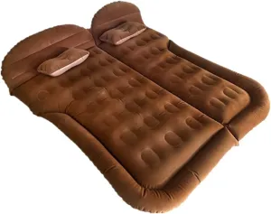 Car Inflatable Air Mattress for Audi S5 Avant 2024 Portable Boot Air Mattress Cushion Outdoor Travel Camping Sleeping Gear Accessories,Brown