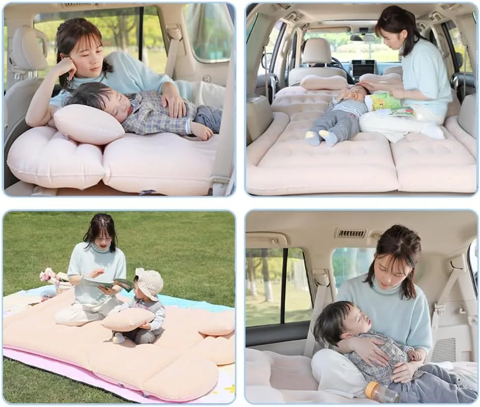 Car Inflatable Air Mattress for BMW iX 2021 2022 2023 2024 Portable Boot Air Mattress Cushion Outdoor Travel Camping Sleeping Gear Accessories,Black