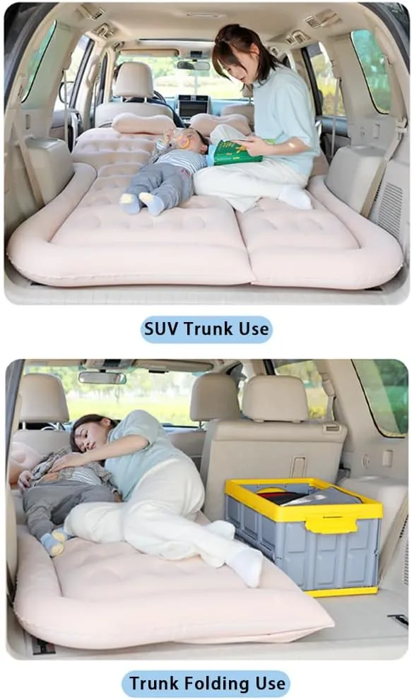 Car Inflatable Air Mattress for BMW iX 2021 2022 2023 2024 Portable Boot Air Mattress Cushion Outdoor Travel Camping Sleeping Gear Accessories,Black