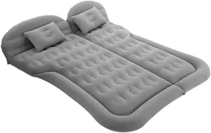 Car Inflatable Air Mattress for Renault KWID (Phase II) 2019 2020 2021 2022 2023 2024 Portable Boot Air Mattress Cushion Outdoor Travel Camping Sleeping Gear Accessories,Grey