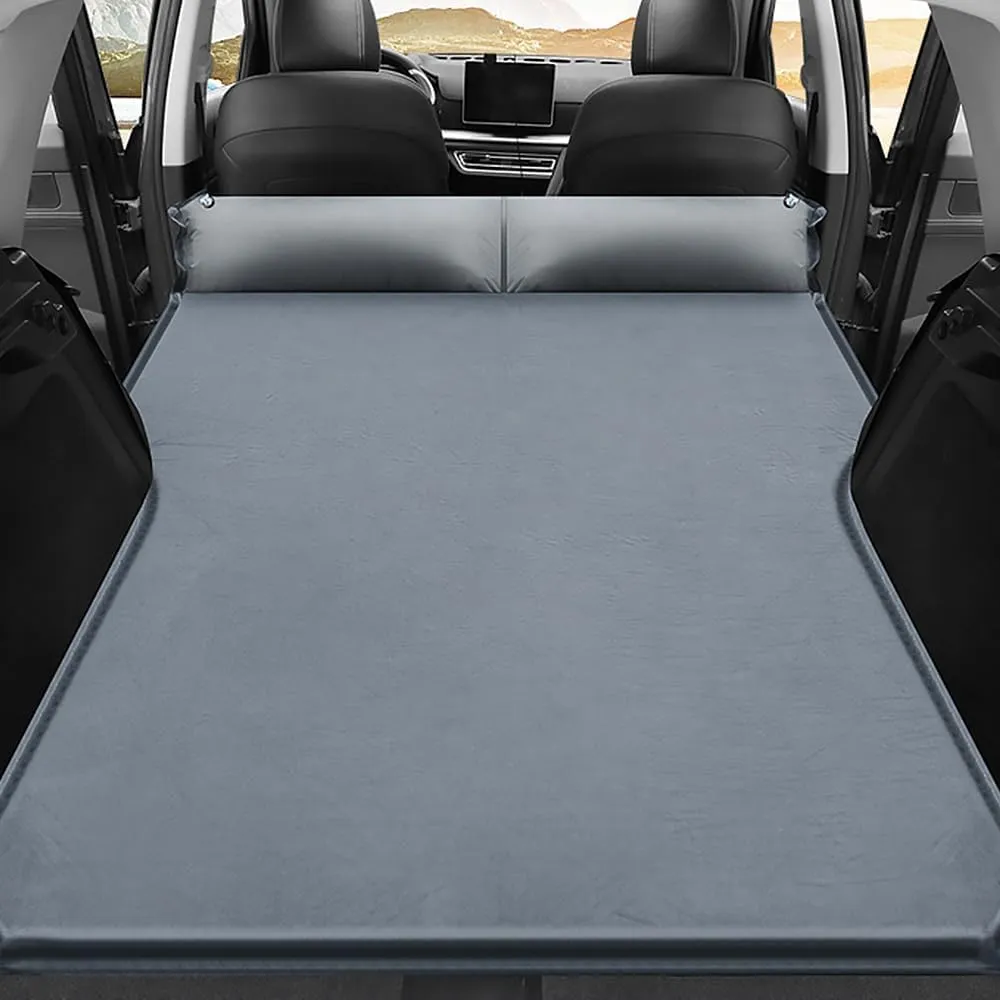 Car Inflatable Mattress for Jeep Grand Cherokee L 7-Seater 2021 2022 2023 2024 Portable Air Sleeping Bed with Pillow Camping Travel Cot Inflatable Trunk Sleeping Pad,Grey1