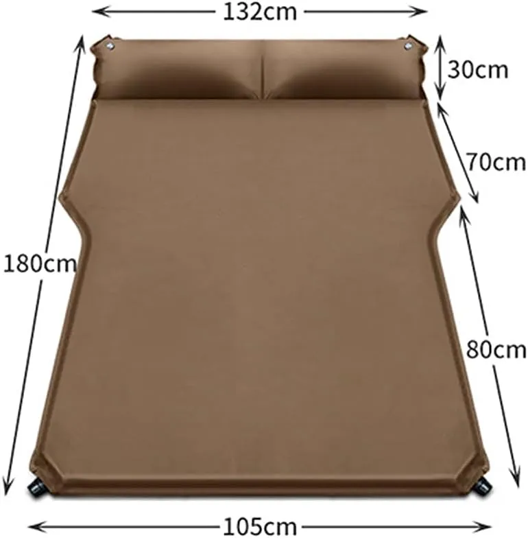 Car Inflatable Mattress for Jeep Grand Cherokee L 7-Seater 2021 2022 2023 2024 Portable Air Sleeping Bed with Pillow Camping Travel Cot Inflatable Trunk Sleeping Pad,Grey1