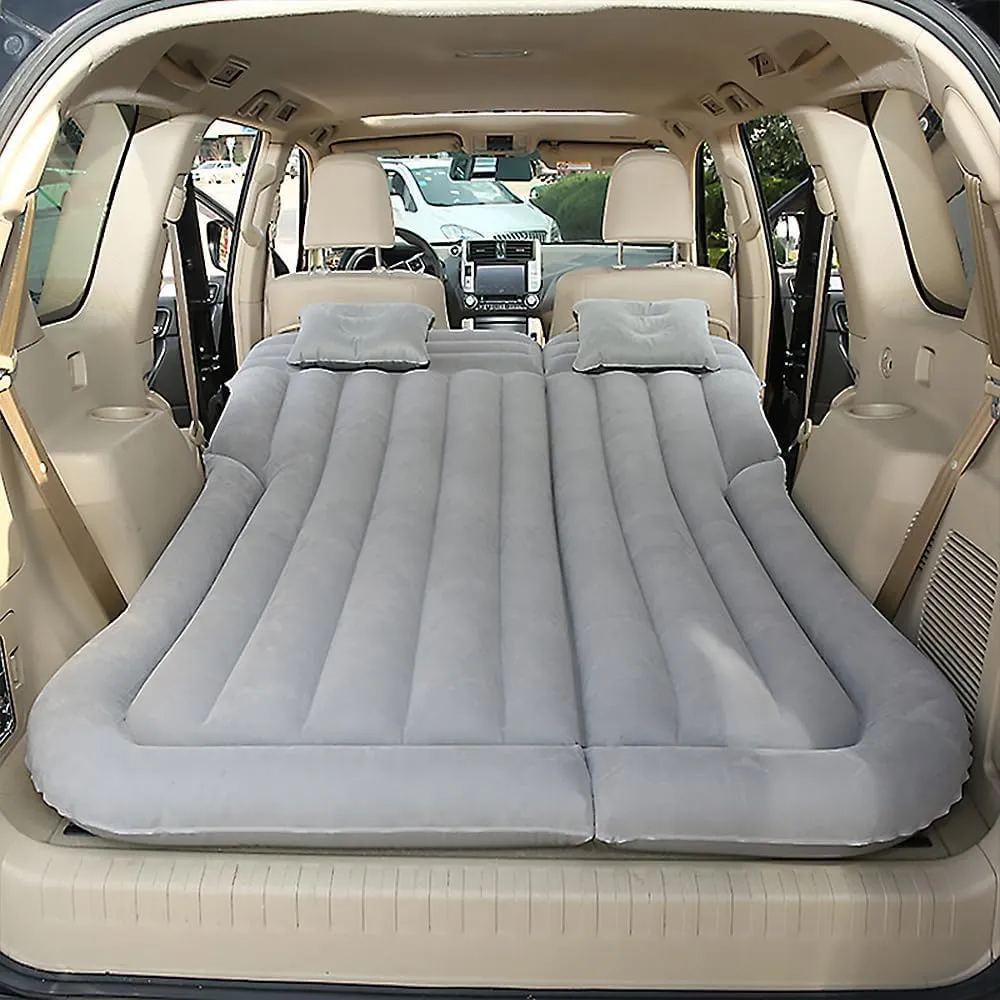 Car Inflatable Mattress for Kia Sportage Hybrid 2023-2024 Rear Trunk Air Cushion Camping Travel Folding Self Inflating Sleeping Pad Back Seat Air Mattresses,Grey1