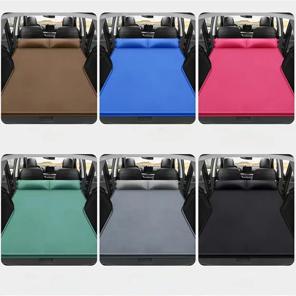 Car Inflatable Mattress for Mercedes Benz GLC 200 220d 250 300 Coupe 2015 2016 2017 2018 2019 2020 2021 Portable Flocking Air Mattress Camping Travel Mattress Auto Accessories,Grey1