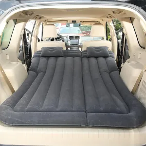 Car Inflatable Mattress for Smart Fortwo 451 2009 2010 2011 2012 2013 2014 Rear Trunk Air Cushion Camping Travel Folding Self Inflating Sleeping Pad Back Seat Air Mattresses,Black