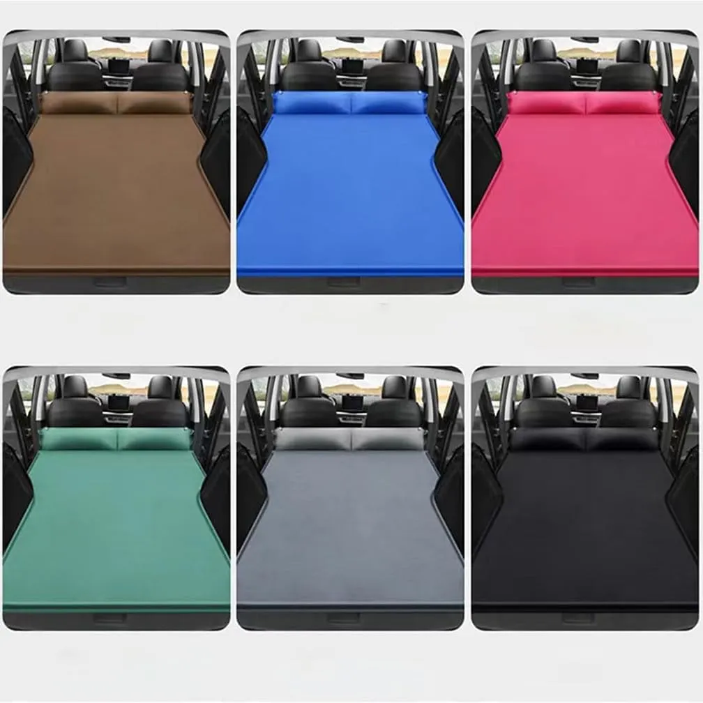 Car Inflatable Mattress, for Toyota Sequoia 2023-2024 Outdoor Camping Travel Portable Sleeping Pad AdjustableWear Resistant, Auto Accessories,A-Black