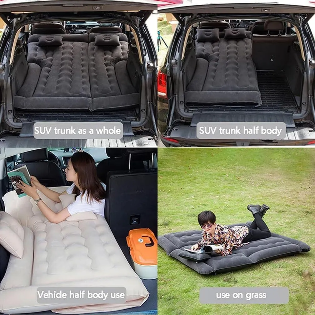 Car Inflatable Mattress, for Volvo XC40 XC60 XC90 Rest Sleeping Portable Outdoor Travel Camping Air Beds, Auto Accessories,A-Black 01