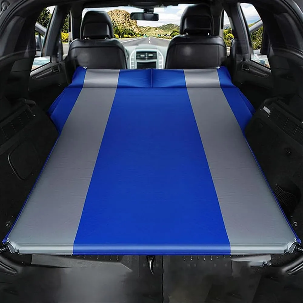 Car Inflatable Mattress for Volvo XC90 2016 2017 2018 2019 2020 2021 2022 2023 2024 Self Inflating Sleeping Pad Thickened Air Bed Cushion Camping Travel Mattress Multifunctional,Blue