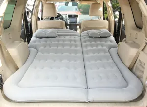 Car Mattress for Nissan Versa Hatch 2006 2007 2008 2009 2010 2011, Portable Multifunctiona Outdoor Travel Nflatable Bed with Air Pump and Storage Bag Accessories,Grey