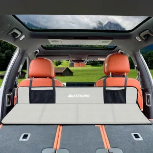 Car Rear Seat Mattress Extension Plate, Foldable Back Seat Extender, Portable Mattress for Sleeping, Increase Travel Trunk Space and Car Bed Camping Space for Model Y/3