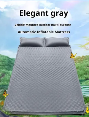 Car Suede Air Mattresses for Volvo XC40 2018-2023, Thickened Portable Travel Camping Inflatable Bed High Elastic Trunk Sleeping Pillow Pad,A
