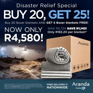 Carton of 25 x  Boxer Blankets