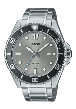 Casio MDV-107D-8A Analog Stainless Steel Strap Watch For Men