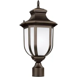 Childress Antique Bronze LED Outdoor Post Lantern