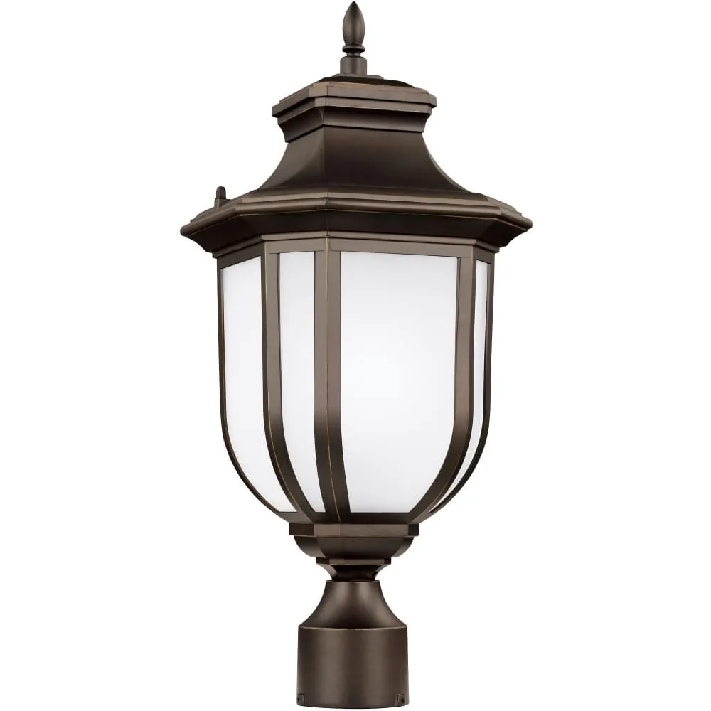 Childress Antique Bronze LED Outdoor Post Lantern