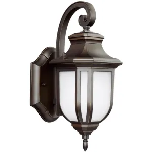 Childress Antique Bronze LED Outdoor Wall Lantern