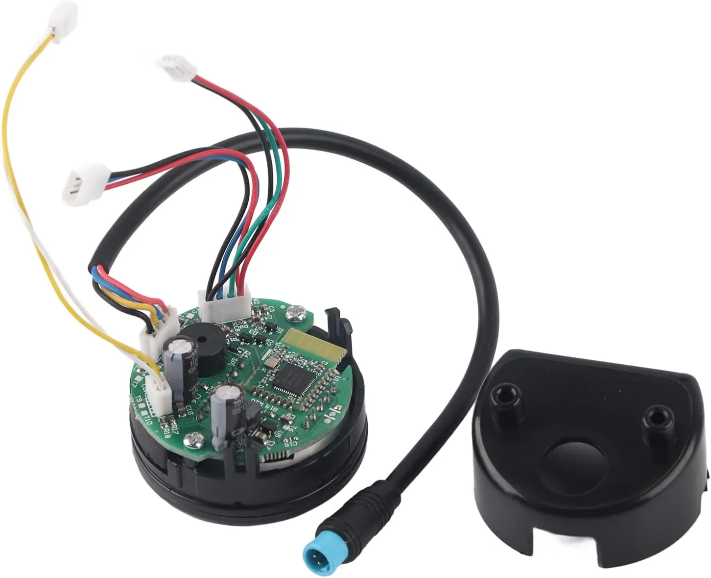 Circuit Board, Scooter Circuit Board Dashboard Electric Scooter Meter Board Scooter Dashboard Foldable Base Plate Main Panel with Cover for NinebotES1 ES2 ES4