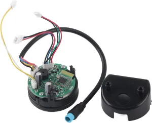 Circuit Board, Scooter Circuit Board Dashboard Electric Scooter Meter Board Scooter Dashboard Foldable Base Plate Main Panel with Cover for NinebotES1 ES2 ES4