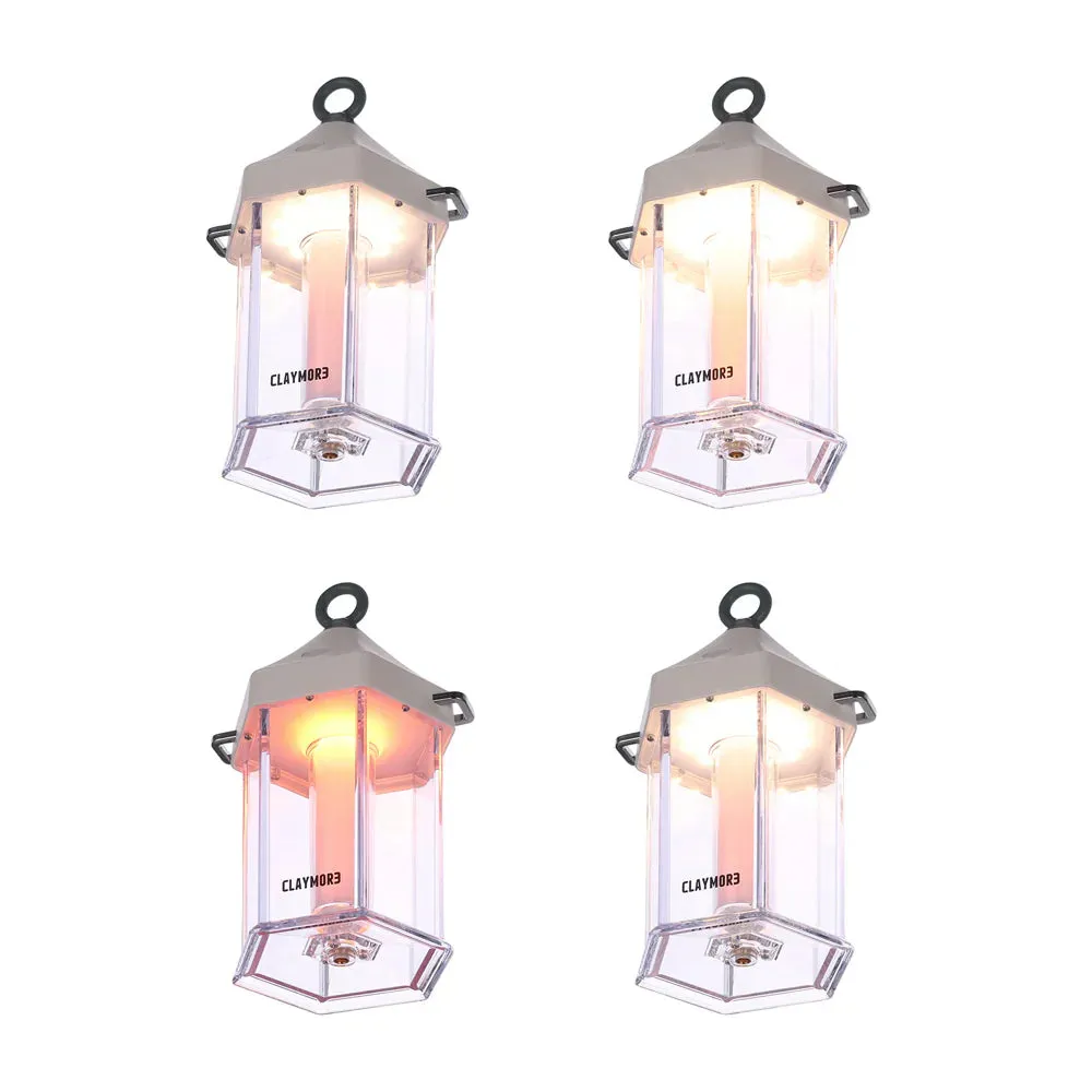 Claymore Cabin Ivory Camping Rechargeable LED Lantern & Power Station