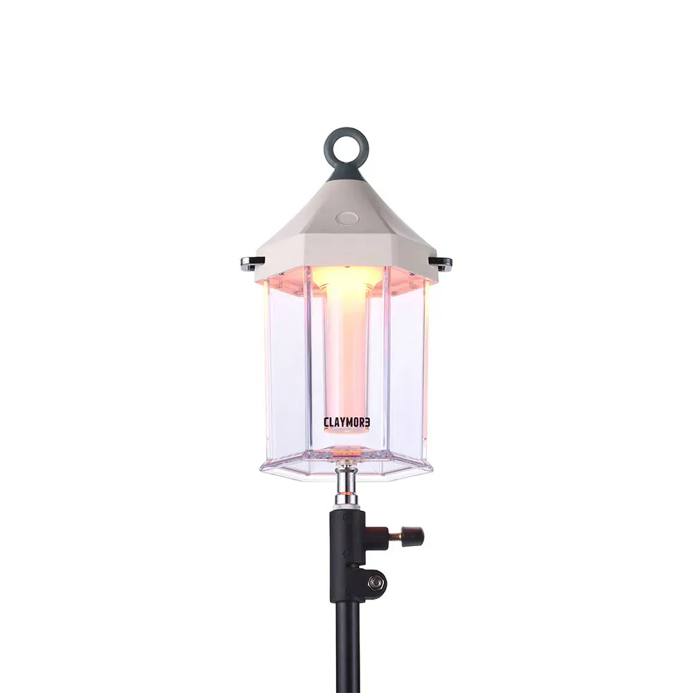 Claymore Cabin Ivory Camping Rechargeable LED Lantern & Power Station