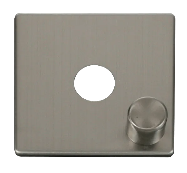 Click Definity SCP241SS 1 Gang Dimmer Switch Cover Plate - Stainless Steel