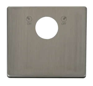 Click Definity SCP660SS 20A Double Pole Key Lockable Switch Cover Plate - Stainless Steel