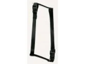 Coastal Standard Adjustable Nylon Harness Black 3/4X18Ft-30In