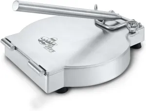 Concord 11" Stainless Steel EL JEFE Commercial Grade Tortilla Press. 2 Gauge Thickness, 18 LBS. Perfect Maker for Flour or Corn Tortillas, Quesadillas, Roti, and much more!