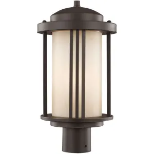 Crowell Antique Bronze LED Outdoor Post Lantern