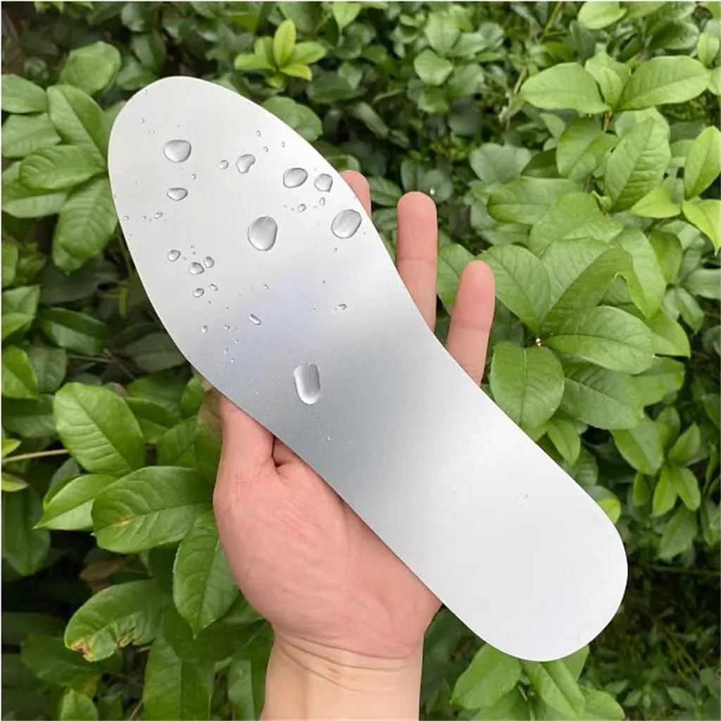 CSCDD Stainless Steel Insole Men and Women Construction Site Anti-Puncture Foot Labor Protection Special Anti-Puncture Steel Plate Hard Sole Insole Anti-Iron Nail(41)