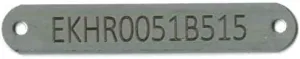 Custom HIN (Hull Identification Number) Tag - Stainless Steel Boat I.D. Plate